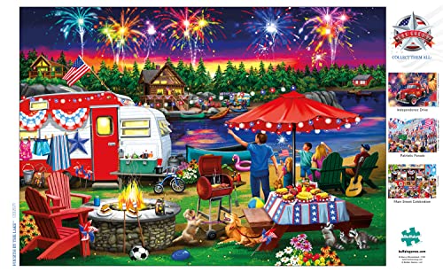 Buffalo Games - Fourth by The Lake - 500 Piece Jigsaw Puzzle