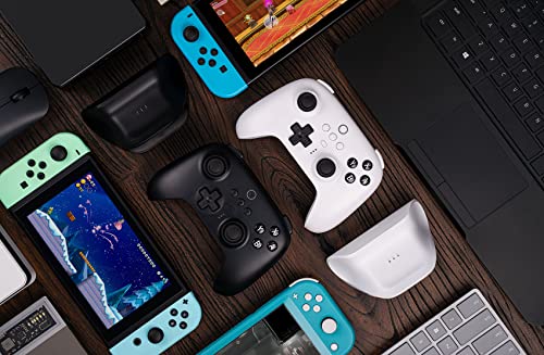 8Bitdo Ultimate Bluetooth Controller with Charging Dock for Switch and Windows, Black