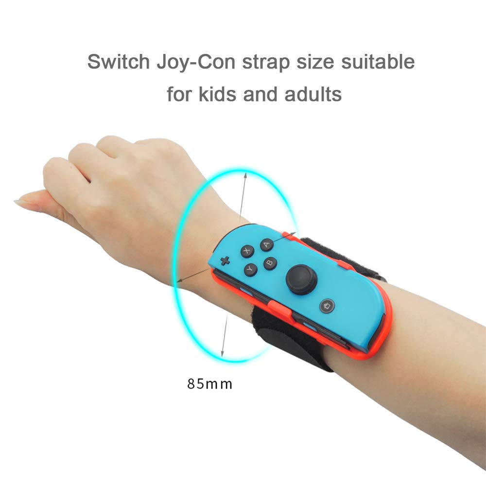 [4 Pack] Switch Just Dance Armbands for Switch Just Dance 2025/2024/2023,TGDPLUE Switch Joypad Wristbands Compatible with Zumba Burn It Up,for Adults and Children(12.5 in)