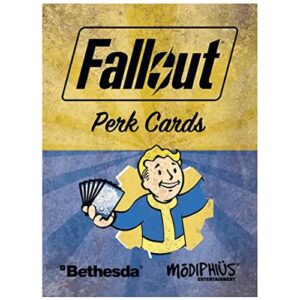 modiphius entertainment fallout: the roleplaying game perk cards - rpg accessory, roleplaying game