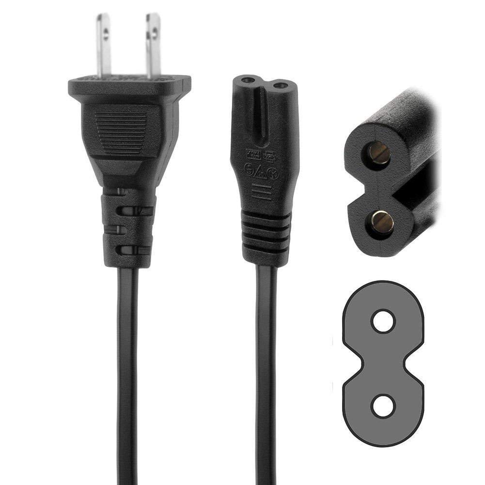 J-ZMQER AC Power Cord Cable Compatible with Xbox One S, Xbox One X, Xbox Series X/S Replacement