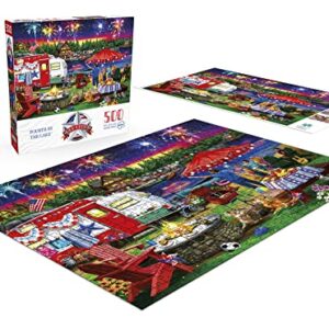 Buffalo Games - Fourth by The Lake - 500 Piece Jigsaw Puzzle