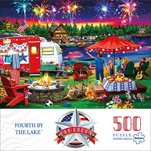 Buffalo Games - Fourth by The Lake - 500 Piece Jigsaw Puzzle