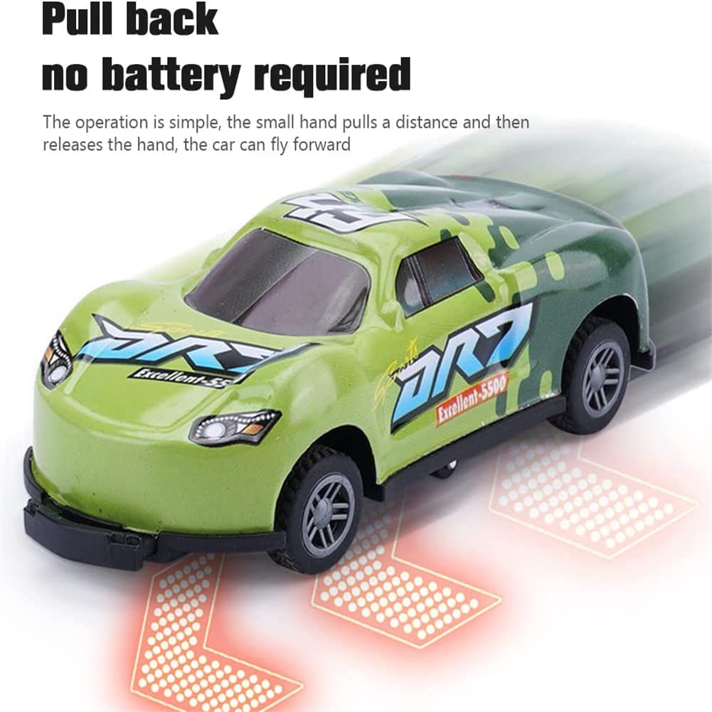 Wxgreats Jumping Stunt Toy Car - 2022 Children's Stunt Alloy 360° Flip Toy Car, Pull Back Stunt Car Toy, Jumping Flip Stunt Toy Cars, Mini Model Cars for 3-6 Year Kids Boys (16 Pcs)