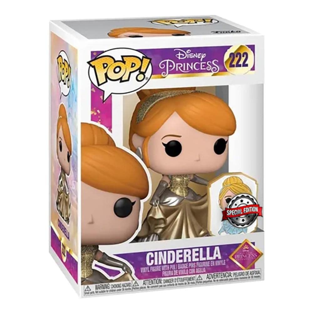 POP! Ultimate Princess Collection - Cinderella POP & Pin Vinyl Figure - Shop Exclusive