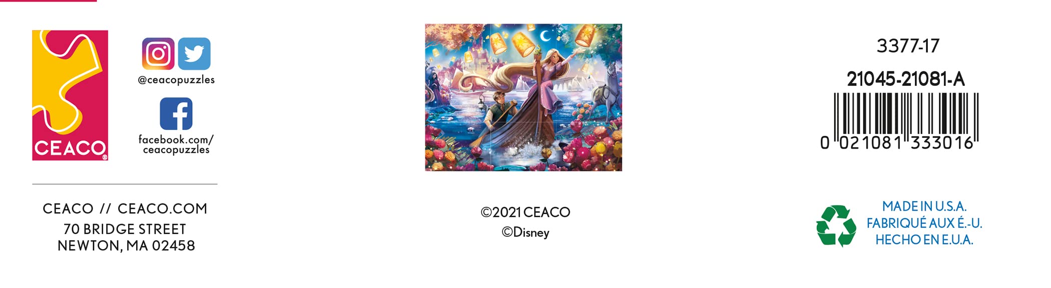 Ceaco - Disney - Tangled - 1000 Piece Jigsaw Puzzle