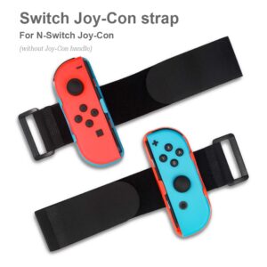 [4 Pack] Switch Just Dance Armbands for Switch Just Dance 2025/2024/2023,TGDPLUE Switch Joypad Wristbands Compatible with Zumba Burn It Up,for Adults and Children(12.5 in)