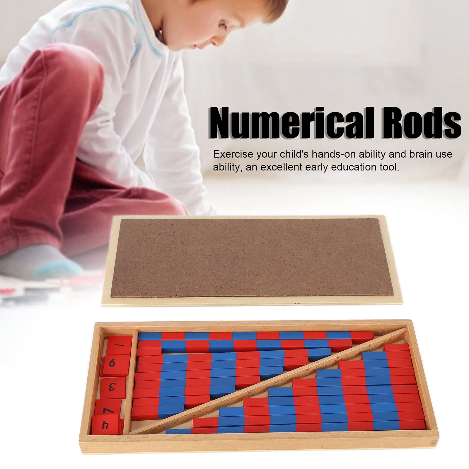 Jerliflyer Numerical rods, Elite Montessori Small Number cuisenaire rods,Elite Montessori