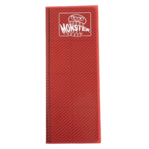 Monster Tower Binder -20 Side Loading Padded Pages that hold 320 cards -Compatible with Yugioh, Magic The Gathering & Pokemon -Unique Trading Card Album with 8 pocket(2 x 4)Configuration -Holofoil Red