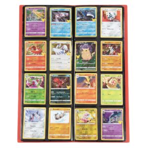 Monster Tower Binder -20 Side Loading Padded Pages that hold 320 cards -Compatible with Yugioh, Magic The Gathering & Pokemon -Unique Trading Card Album with 8 pocket(2 x 4)Configuration -Holofoil Red