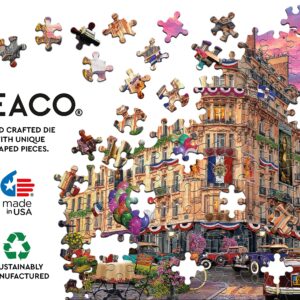 Ceaco - David Maclean - Cities - Bonjour Paris - 1000 Piece Jigsaw Puzzle