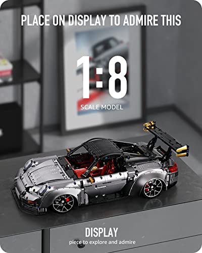 Nifeliz Sports Car 977, GTZ RS Racing Model Toy, Collectible Building Kit for Adults (3,389 Pieces)