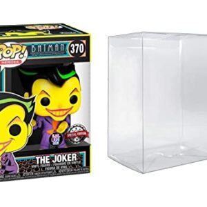 Funko Pop! Black Light The Joker 370 Exclusive Bundled with Pop Protector