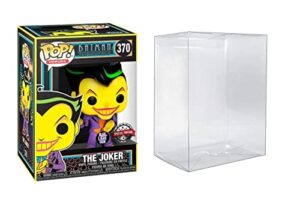 funko pop! black light the joker 370 exclusive bundled with pop protector