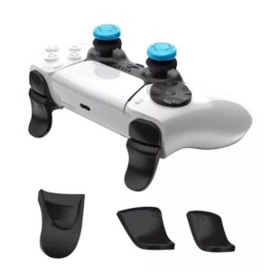 ps5 controller increase button 5 in 1 set ps5 game controller extension button ps5 increase button cap controller replacement button blue