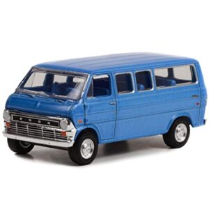 1972 Club Wagon Van Blue Metallic w/Blue Interior Starsky and Hutch Hollywood Special Edition Series 2 1/64 Diecast Model Car by Greenlight 44955 E