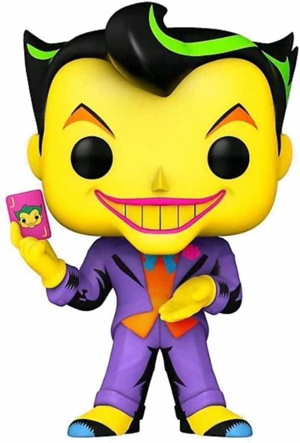 Funko Pop! Black Light The Joker 370 Exclusive Bundled with Pop Protector