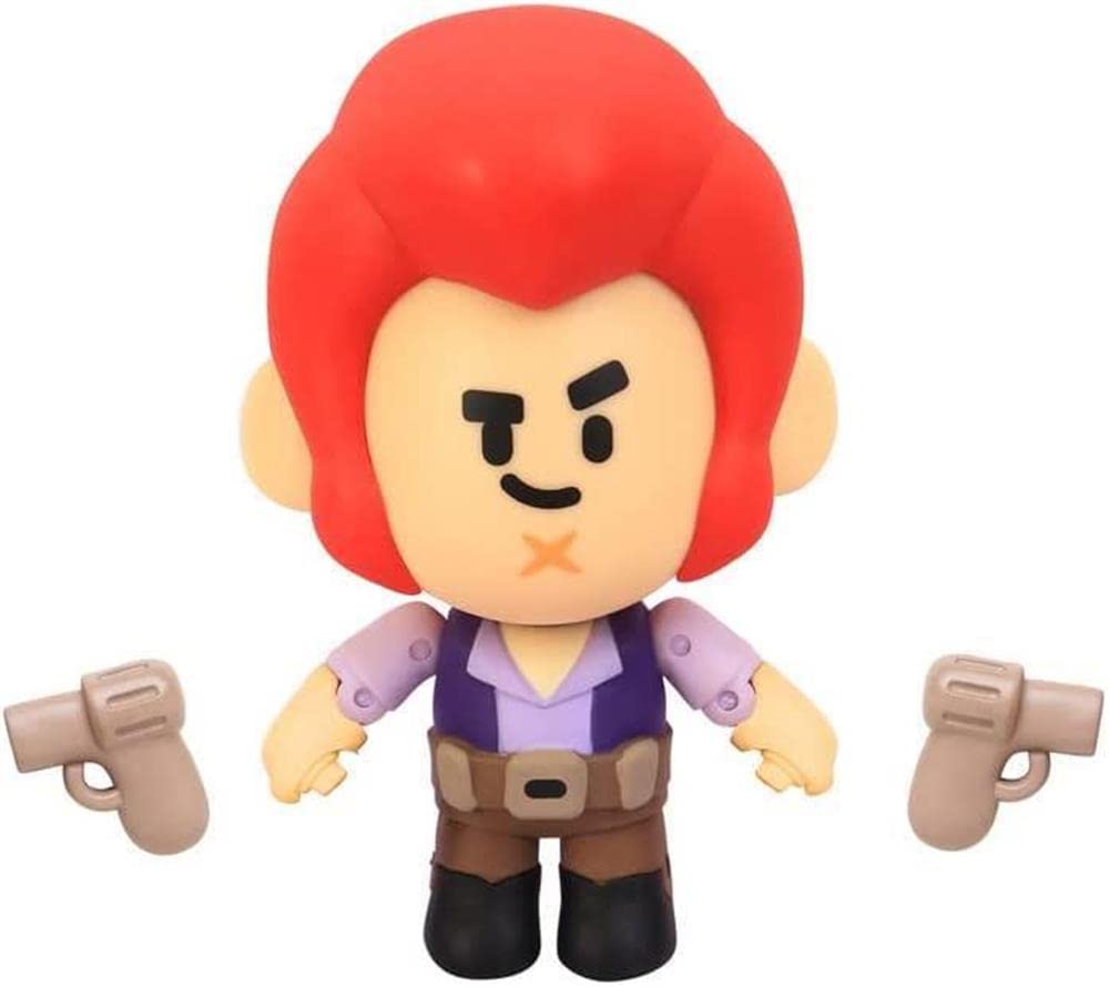 P.M.I. Brawl Stars Action Figure | Colt Figure | 4.5-Inch-Tall Collectibles | Brawl Stars Toy Figurine| Ofically Licensed Toys, Supercell, Gift for Video Gamer - Articulated Figure