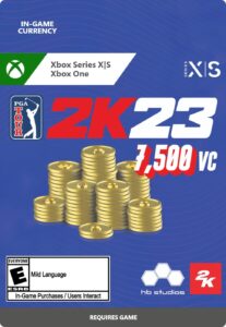 pga tour 2k23 - 7,500 vc pack - xbox [digital code]