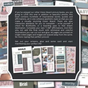 2023 Vision Board Words, Clip Art, Pictures and Cutouts: 600 Words, Quotes, Images and Affirmations to Cut Out and Stick (Vision Board Supplies)