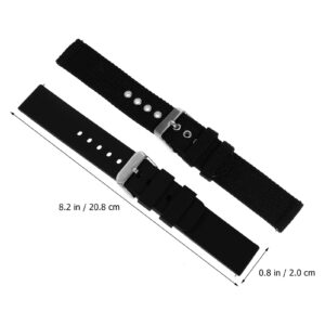 2pcs Strap Watch Band for Men Watch Band Replacement Men Watch Band Replacement Band 20mm Watch Band Replacement Watch Band Women's Watch Bands Quick Release Watch Band