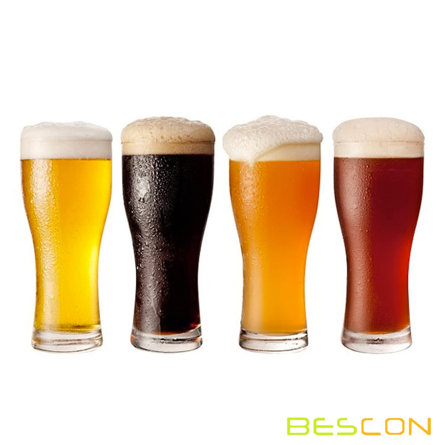 Bescon Beer Dice Set, Novelty 7pcs BeerDice Polyhedral D&D DND Dice Set of 7pcs; Lager Set