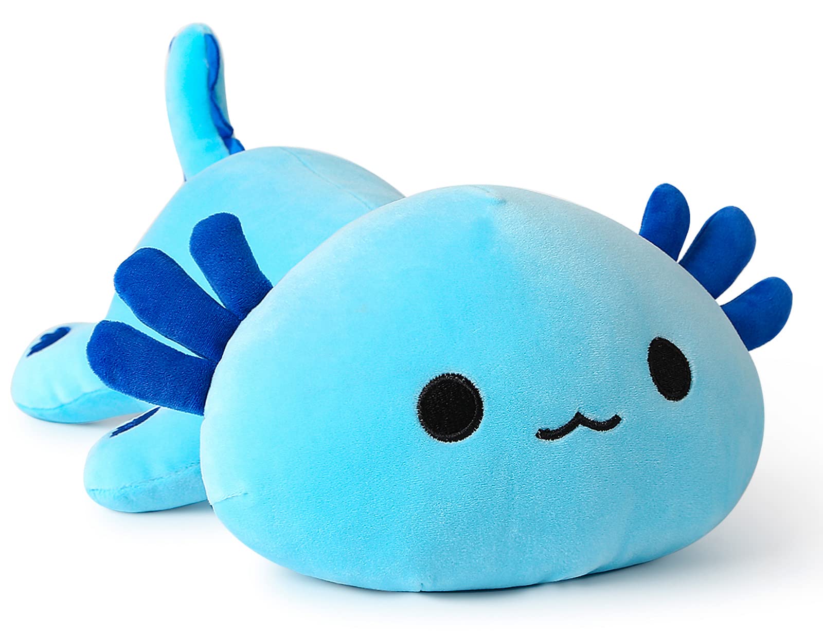 Onsoyours Cute Axolotl Plush, 19" Soft Large Stuffed Animal Salamander Big Plush Pillow, Kawaii Plushie Toy for Kids (Blue Axolotl A, 19")