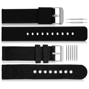 2pcs strap watch band for men watch band replacement men watch band replacement band 20mm watch band replacement watch band women's watch bands quick release watch band