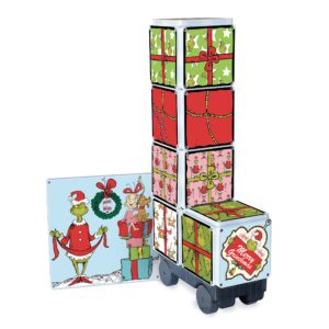 CreateOn Magna-Tiles Limited Edition How The Grinch Stole Christmas Magna-Tiles Structure Set, Magnetic Building Tiles Making Learning Fun and Hands-On, Educational Toy for Kids Ages 3 Years +