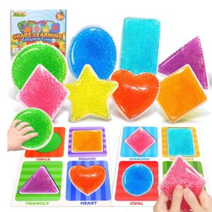 lesong sensory toy for classroom calming down, education learning colors & shapes sorting toys, squeeze sensory toys for autistic, fine motor skills game - gifts