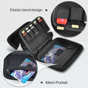 Againmore Case Compatible with Bandai Vital Bracelet Dim Cards (20+), Protective Storage Holder Box for Digital Monster for Digimon Dim Card Accessories (Bag Only)