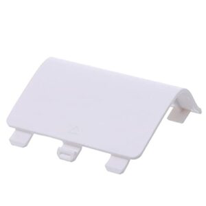 back battery case lid cover shell replacement for xbox one controller (white)