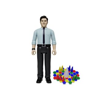 Super7 Parks and Recreation Ben Wyatt - 3.75" Parks and Rec Action Figure with Accessory Classic TV Show Collectibles and Pop Culture Toys