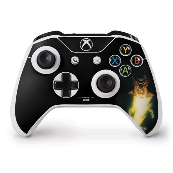 Skinit Decal Gaming Skin Compatible with Xbox One S Controller - Officially Licensed Warner Bros Black Adam Comic Design