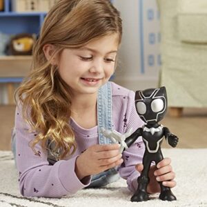 Spidey and his Amazing Friends Supersized Black Panther 9-inch Action Figure, Marvel Preschool Super Hero Toys, Ages 3 and Up