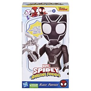 Spidey and his Amazing Friends Supersized Black Panther 9-inch Action Figure, Marvel Preschool Super Hero Toys, Ages 3 and Up