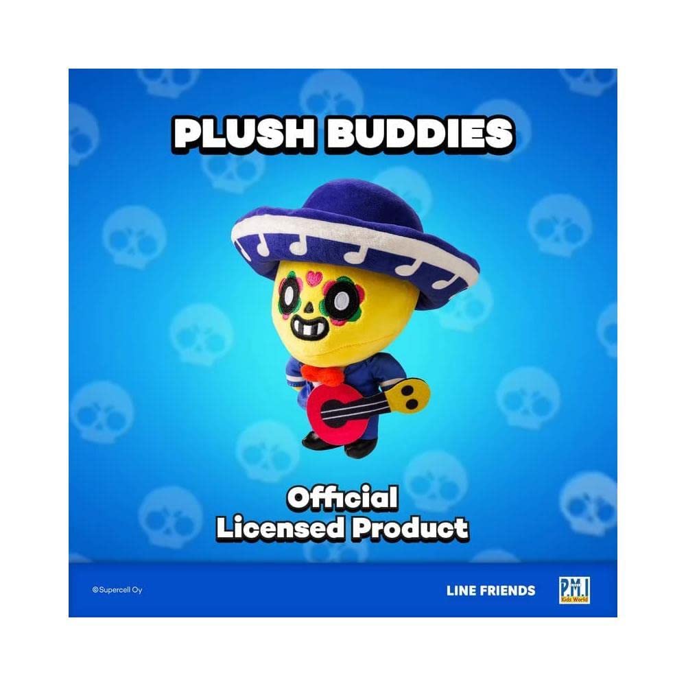 Brawl Stars Plush Buddies | 7-Inch-Tall Collectibles | Brawl Stars Plush Toy Doll | Poco Plush| Brawl Stars Licensed Toy Plush