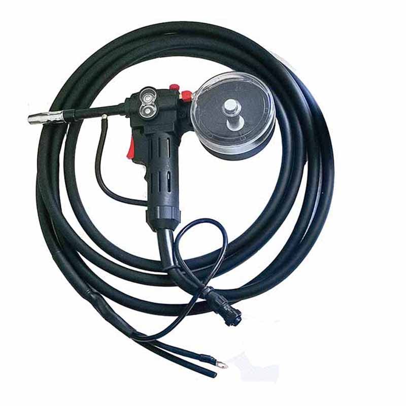 INTSUPERMAI Aluminum Spool Gun Fit Miller Miller Matic 210 Spoolmate 3035 Welder with 16.4ft Cable Lead 20pcs Conductive Nozzles DC24V