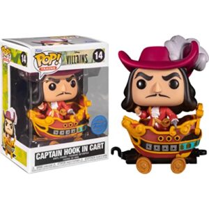 funko pop! disney villains trains captain hook in cart shop exclusive