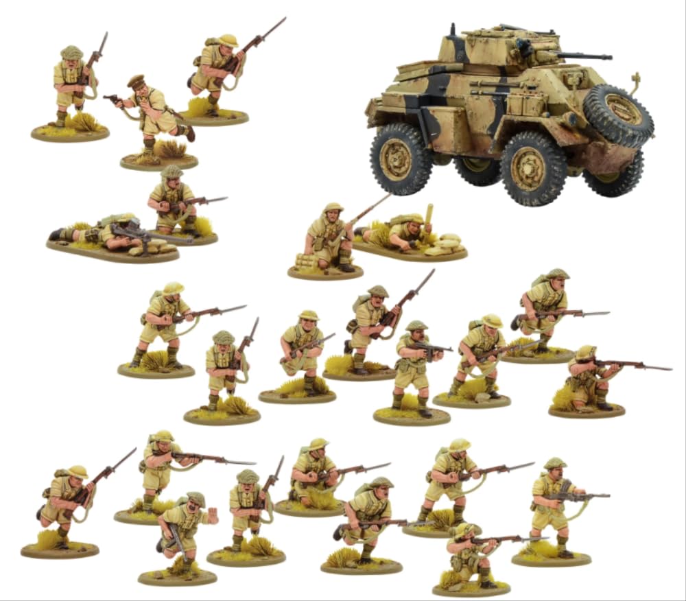 Warlord Games A Gentleman's War - Bolt Action Starter Set a WW2 Tabletop Strategy Battle Game for 2 or More Players