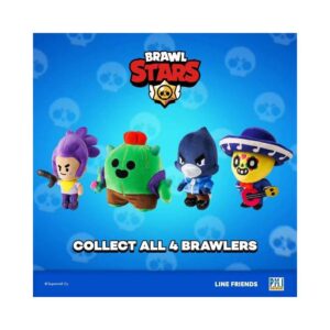 Brawl Stars Plush Buddies | 7-Inch-Tall Collectibles | Brawl Stars Plush Toy Doll | Crow Plush| Brawl Stars Licensed Toy Plush