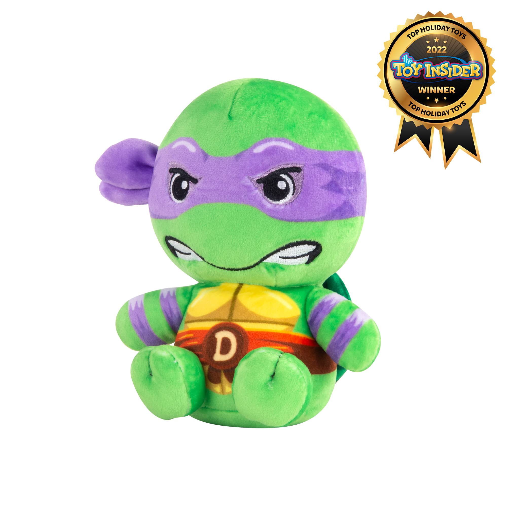 Club Mocchi-Mocchi- Teenage Mutant Ninja Turtles Plush - TMNT Donatello Plushie - Ninja Turtle Stuffed Animal Toys and Room Decor - Plush Collectible TMNT Figures - 6 inch