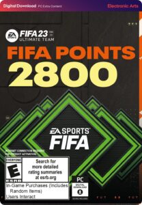 fifa 23: 2800 ultimate team points 24.99 usd - pc [online game code]