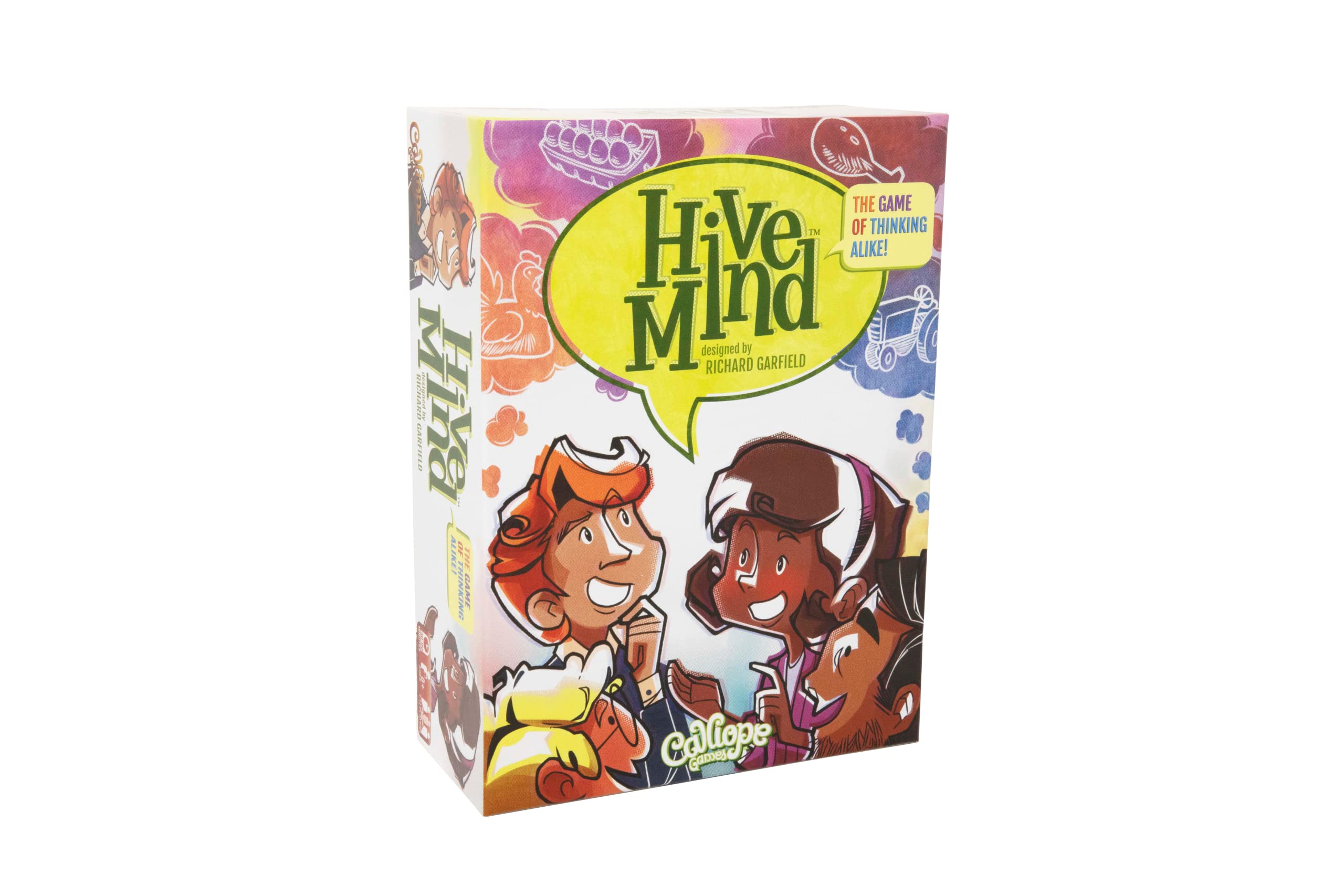 Hive Mind by Calliope Games - How Well Do You Think Alike - Enjoy with Family, Relatives, and Friends Indoor, Outdoor, Or Anywhere for 3+ Players Ages 8+ - from The Makers of Tsuro and Roll for It!