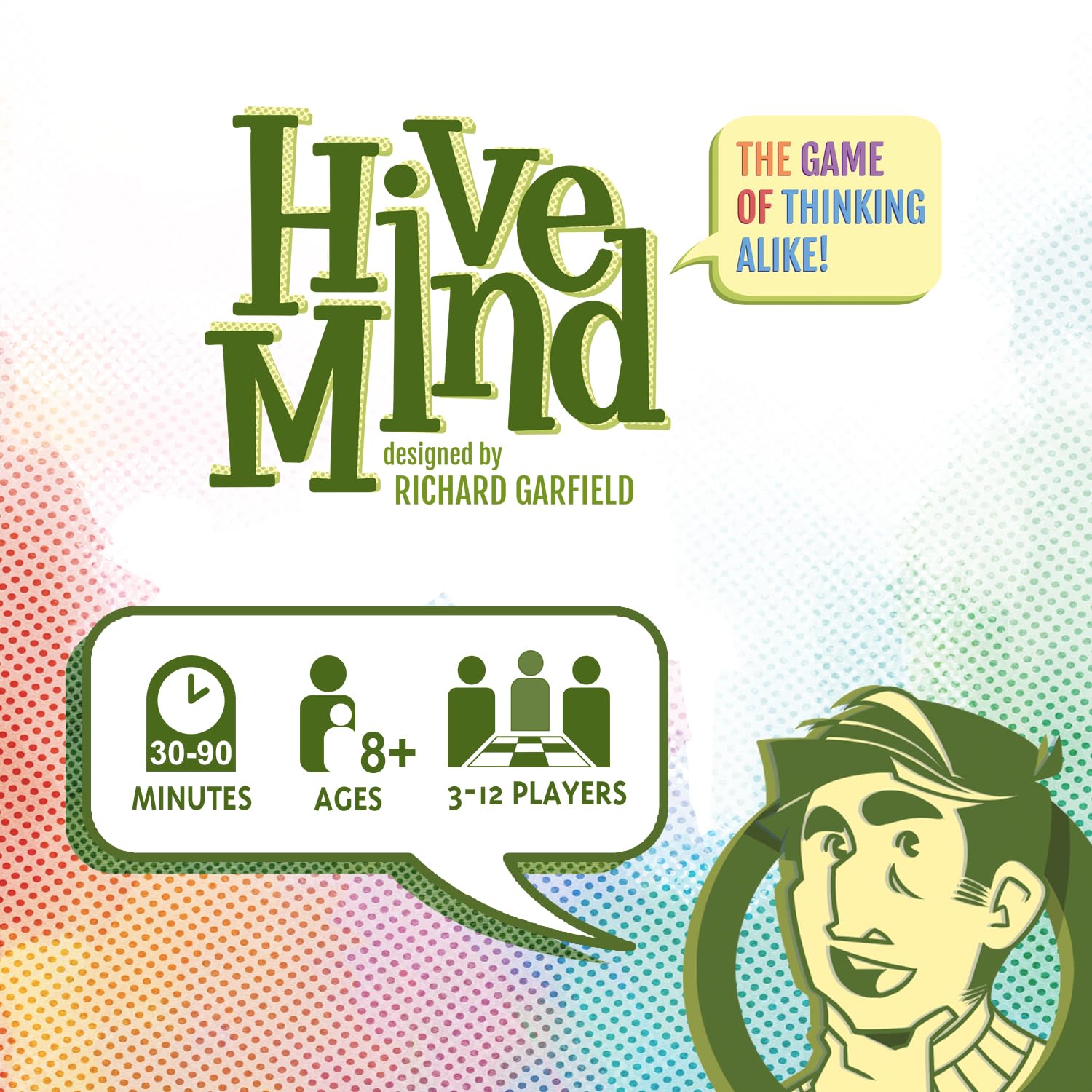 Hive Mind by Calliope Games - How Well Do You Think Alike - Enjoy with Family, Relatives, and Friends Indoor, Outdoor, Or Anywhere for 3+ Players Ages 8+ - from The Makers of Tsuro and Roll for It!