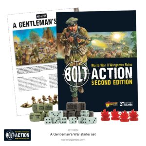 Warlord Games A Gentleman's War - Bolt Action Starter Set a WW2 Tabletop Strategy Battle Game for 2 or More Players