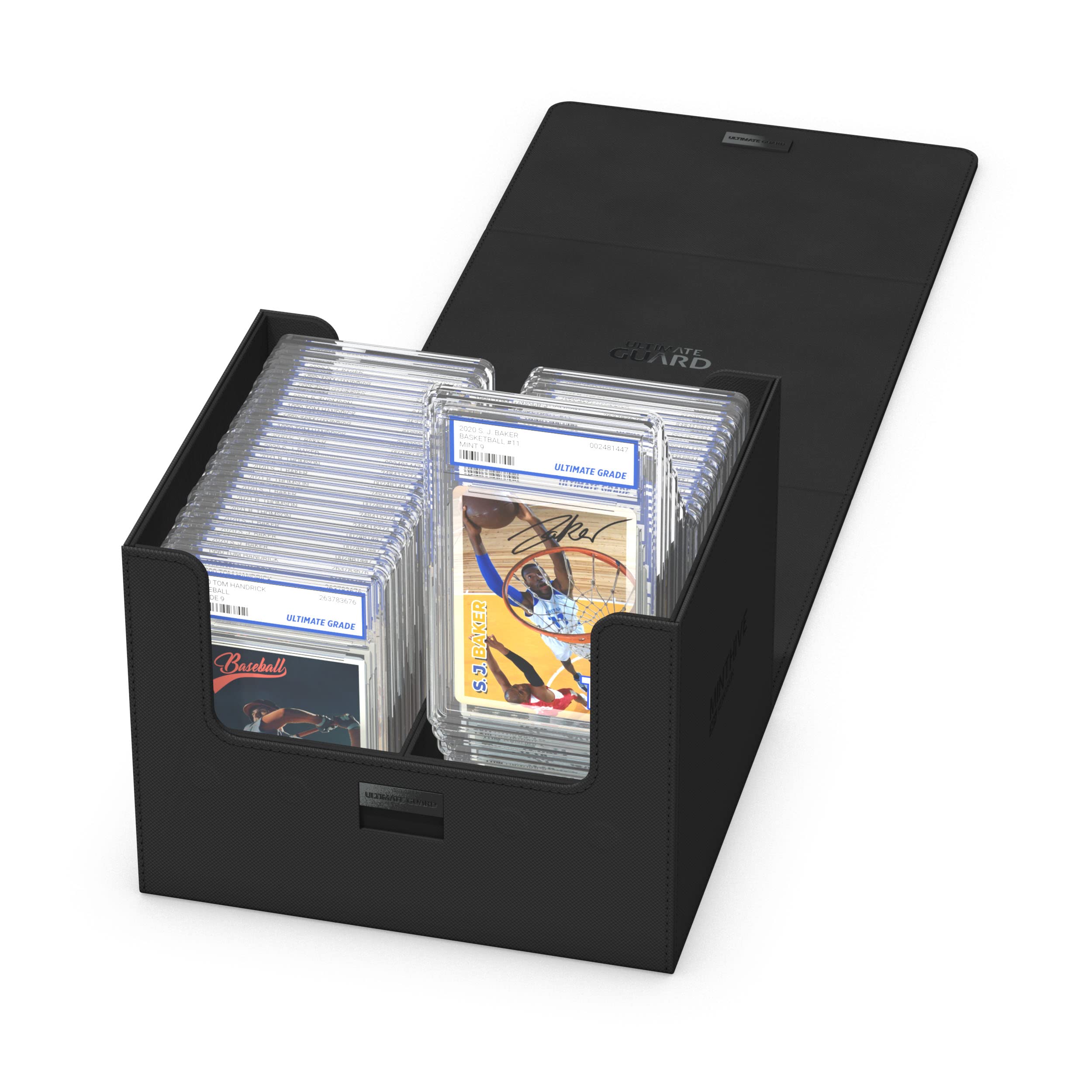 Ultimate Guard Minthive 30+, Magnetic Case for 30 Magnetic Card Cases, Perfect Storage for Graded Cards, Black, Secure Closure & Snaplock Mechanism