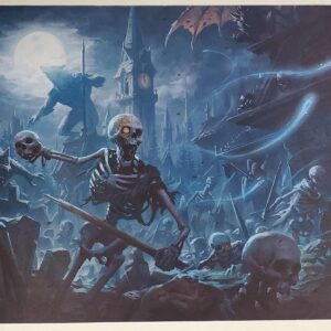 Fantasy North - The Midnight Hour - TCG Playmat and Mouse Pad - 24 x 14 inches