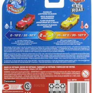 Disney Cars Toys Disney Cars Color Changers 2022 On The Road Rumbler Lightning McQueen