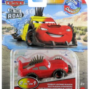 Disney Cars Toys Disney Cars Color Changers 2022 On The Road Rumbler Lightning McQueen